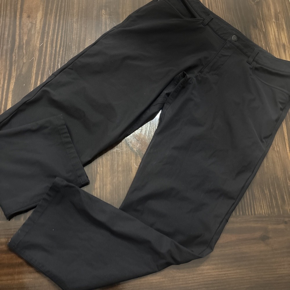 Lululemon ABC Classic-Fit 5-Pocket Pants Black Men's size 34